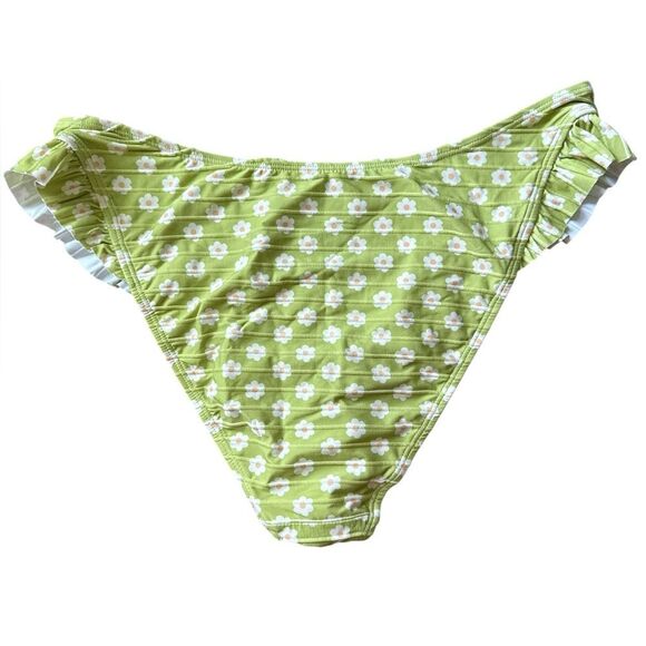 Green Floral Bikini Bottoms Show Me Your Mumu XL NWOT - Picture 4 of 6